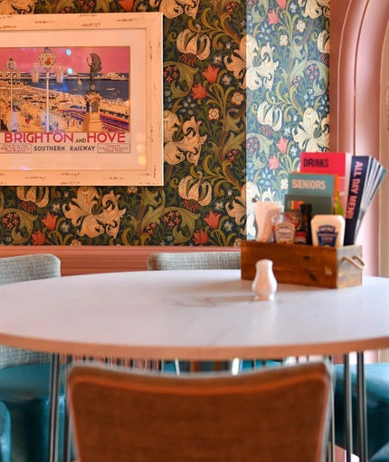 interior seating area of the pub