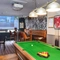 interior seating area with pool table
