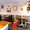 Interior dining area of a pub.