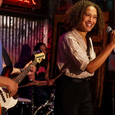 An interior shot of a band playing during the Q3 Live Music Event at one of the Greene King Pubs.