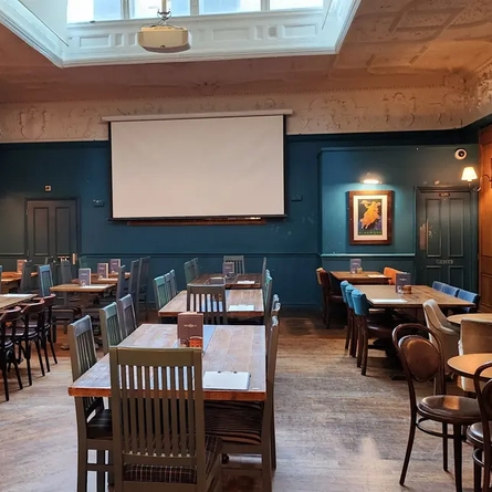 The dining area at the Durell Arms.