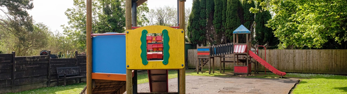 Exterior playground of a pub.