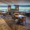 interior of the restaurant and seating area