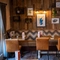 The interior restaurant seating area at The Caledonian Hotel.