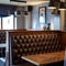 Interior dining area of a pub.