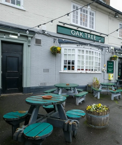 exterior beer garden