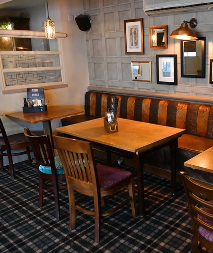 interior seating area