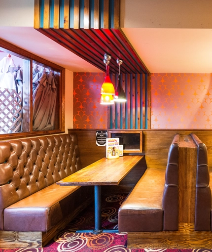 interior seating area