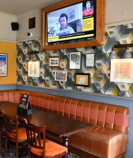 interior seating area