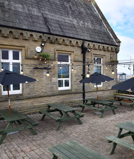 exterior beer garden