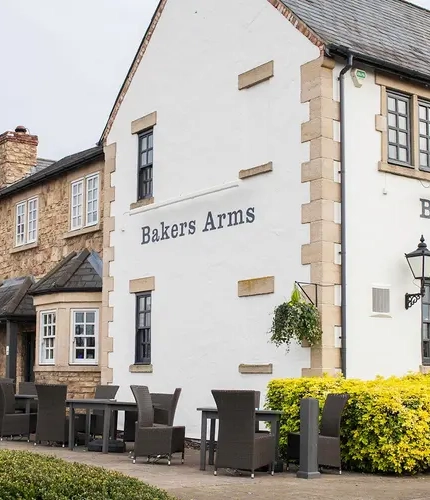 The exterior of The Bakers Arms