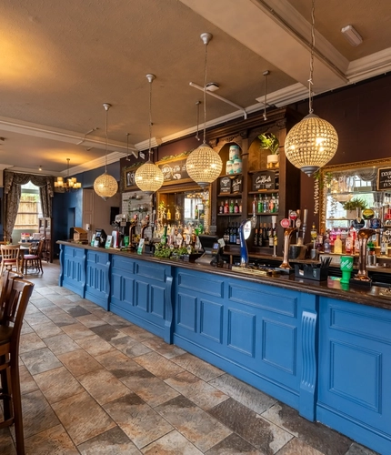 interior bar area of the pub