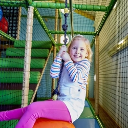 Wacky Warehouse - Girl on Zip Line