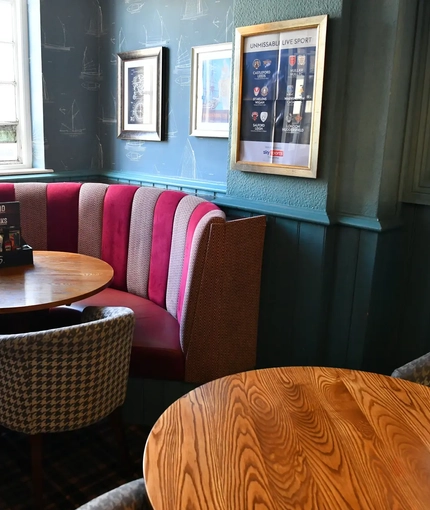 interior seating area