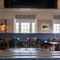 The interior restaurant and seating at the Black Horse.