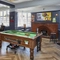 Interior of the pub with pool table