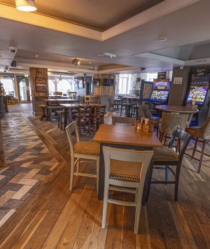 interior restaurant and seating area