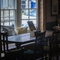 A table in the restaurant area of the Rothley Court Hotel.