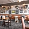 Interior dining area of a pub.