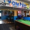interior seating area with pool table