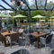 The beer garden of Himley House.