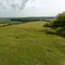 Landscape view of fields in countryside
