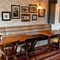 interior of the restaurant and seating area