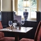 A table in the restaurant of the Fox.