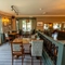 Interior seating area in a pub restaurant