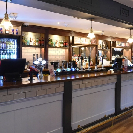 The bar at the Quays.