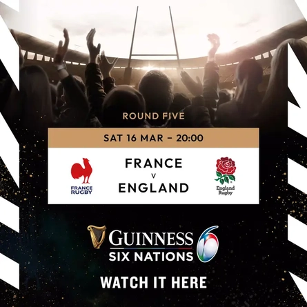 Sat 16 March - France v England (8pm)