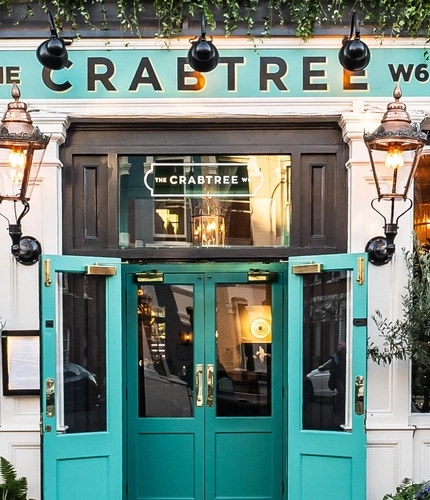 The exterior facade of The Crabtree.