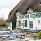 exterior of the pub and beer garden