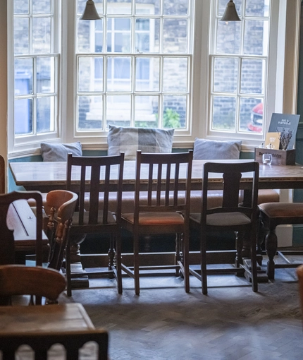 interior seating area