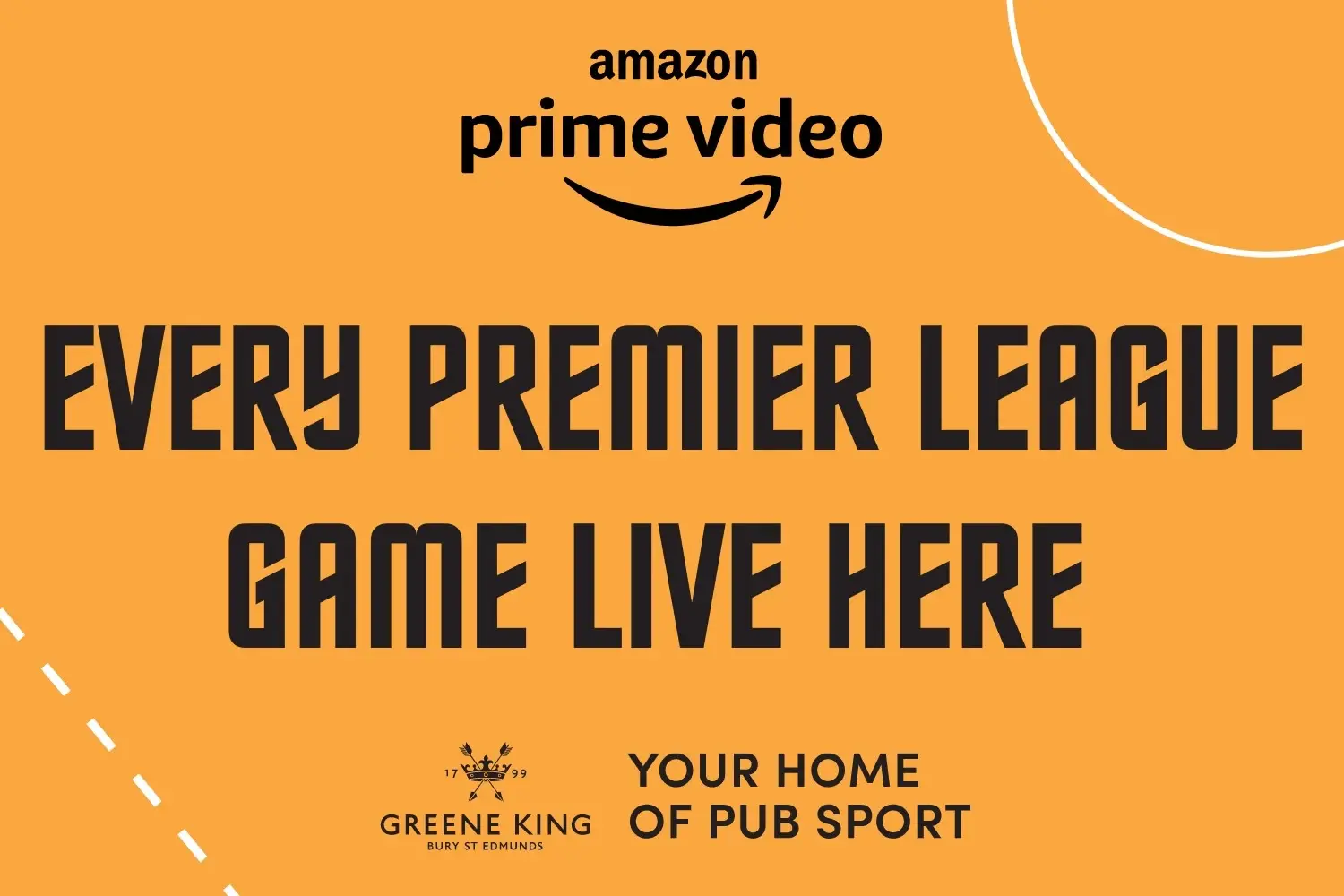 Local Pubs Showing Football On Amazon Prime in 2023