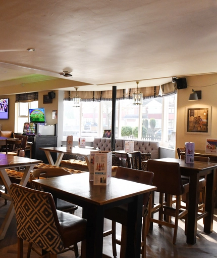 interior restaurant and seating area