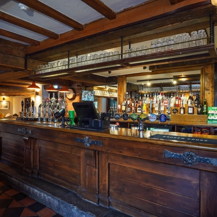 interior bar area of the pub