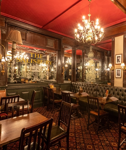 interior restaurant and seating area