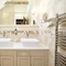 interior bathroom of a hotel room
