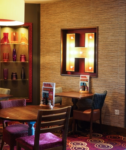 interior dining area of a pub