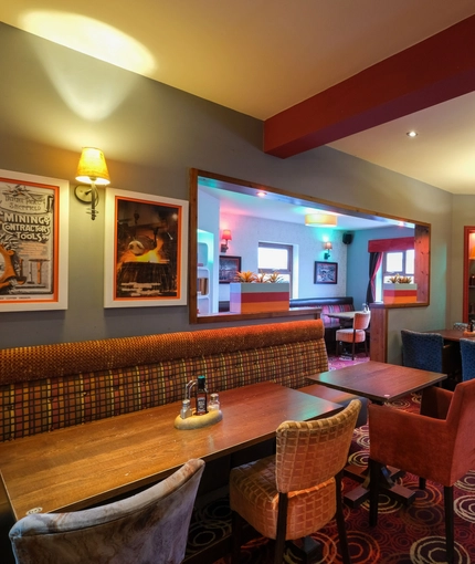 interior dining area of a pub