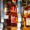 The interior bar focusing on the Whiskey selection including Jack Daniels and Jura available at the Armstrongs.