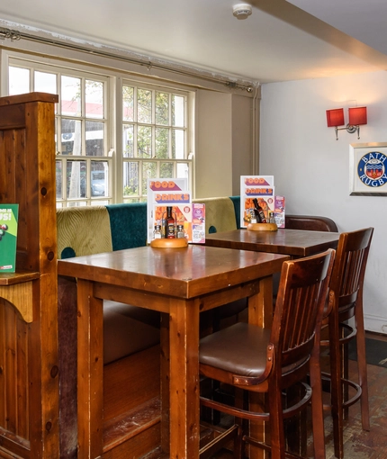 interior restaurant and seating area