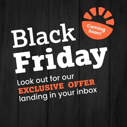 a Farmhouse Kitchen banner promoting the "Free £10 voucher, when you spend £40" offer for Black Friday.