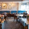 The interior restaurant and seating area at the Woodlands Edge.