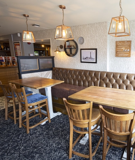 Restaurant area in a pub