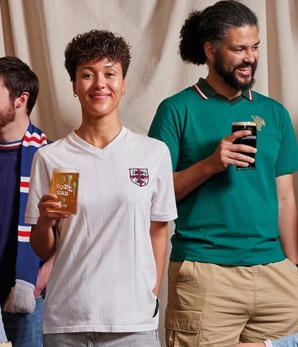 A banner promoting the Football World Cup at selected Greene King venues.