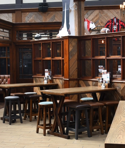 interior of the restaurant