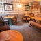 Internal seating area in a pub