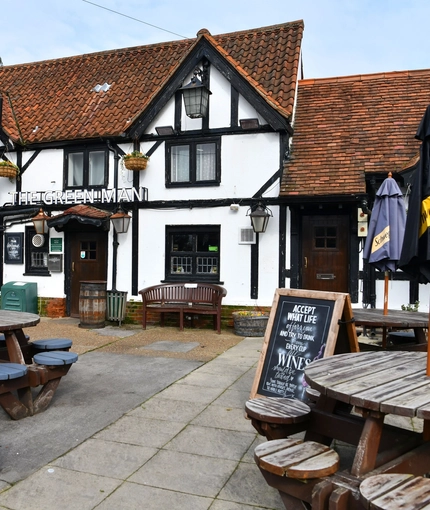 exterior beer garden